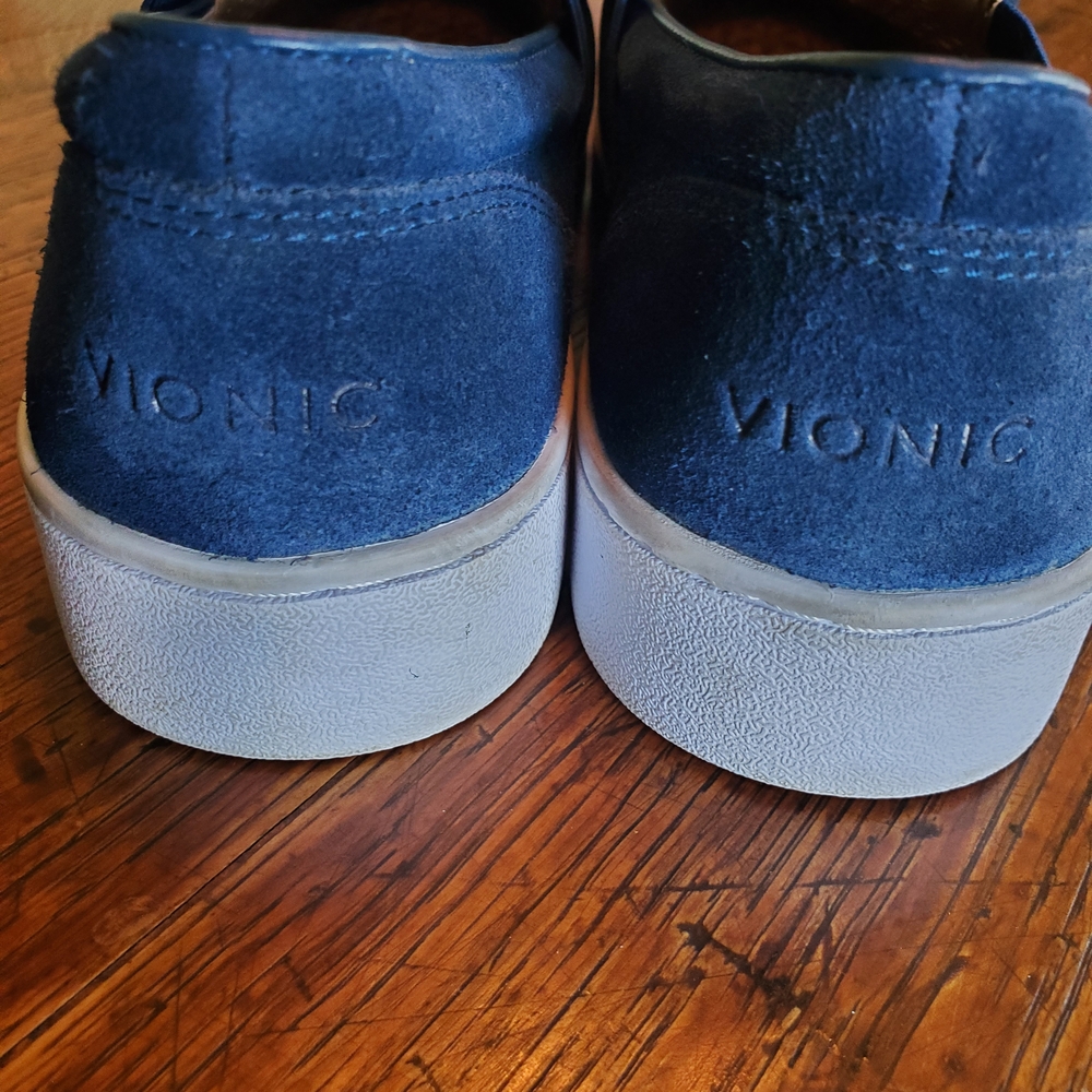 Vionic Navy Slip-On Flats - Picture 4 of 4